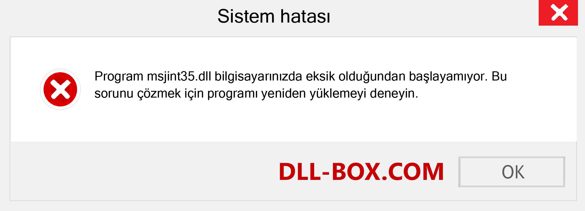 msjint35.dll dosyası eksik mi? Windows 7, 8, 10 için İndirin - Windows'ta msjint35 dll Eksik Hatasını Düzeltin, fotoğraflar, resimler